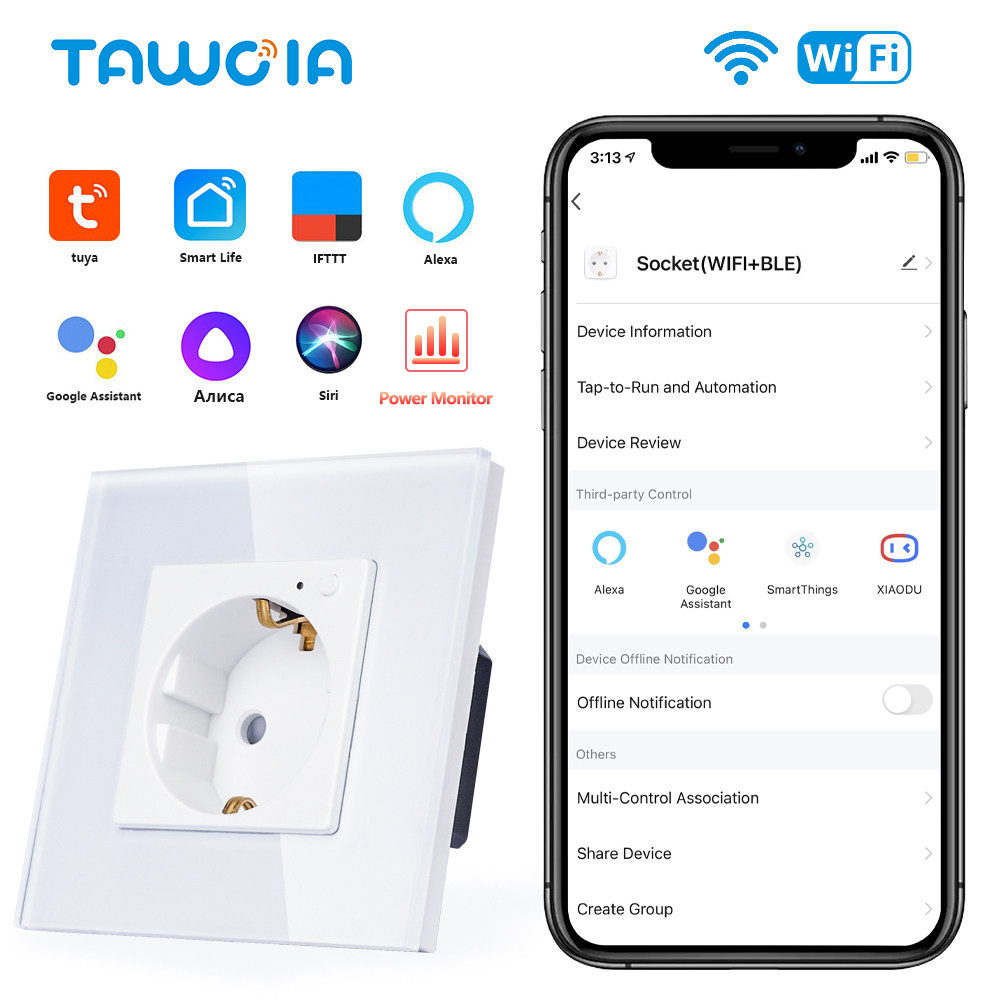 Open Frame Power Supply - TAWOIA Wifi Wall Socket EU Standard