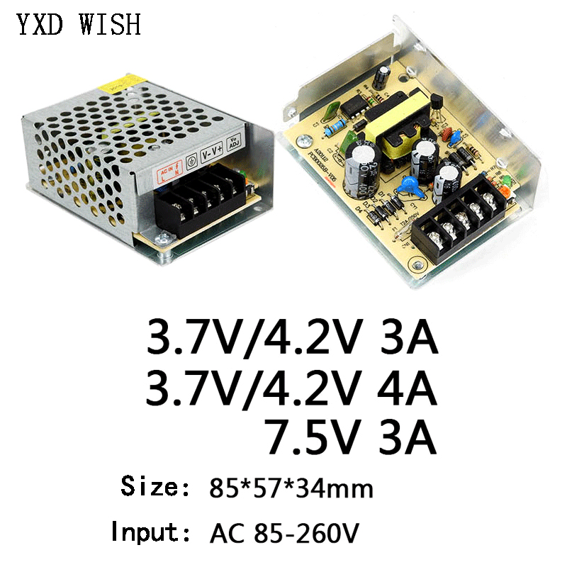 AC 220V To 3.7V 4.2V 7.5V Powe - огляд і ціна Smps Power Supply