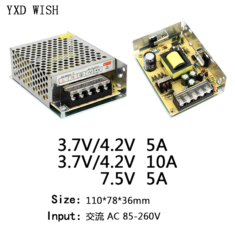 AC 220V To 3.7V 4.2V 7.5V Powe - огляд і ціна Smps Power Supply