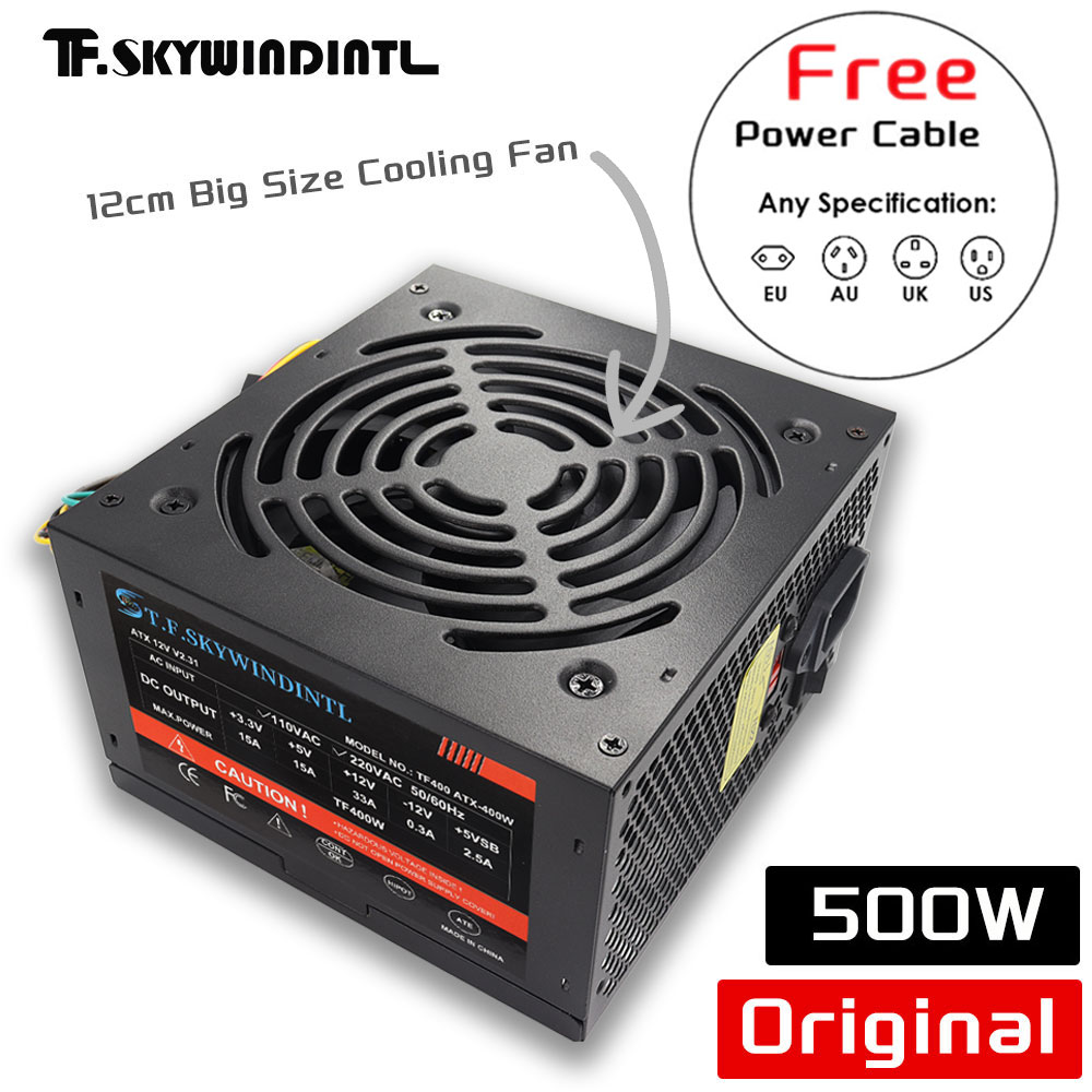 Cheap 500W Black ATX Desktop G - огляд і ціна Power Supply 650W